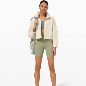 Lululemon textured crop jacket